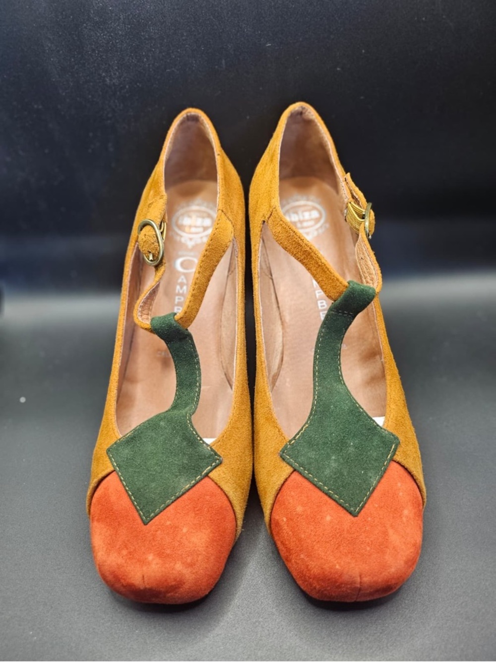 Jeffrey Campbell “This way” Suede shoes-Multicolor;size 8.5 New in Box;dust bag - Picture 5 of 9